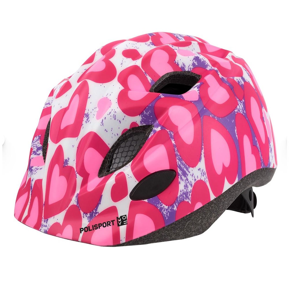 Kinderhelm glitter hearts Polisport Kinderhelm glitter hearts Polisport