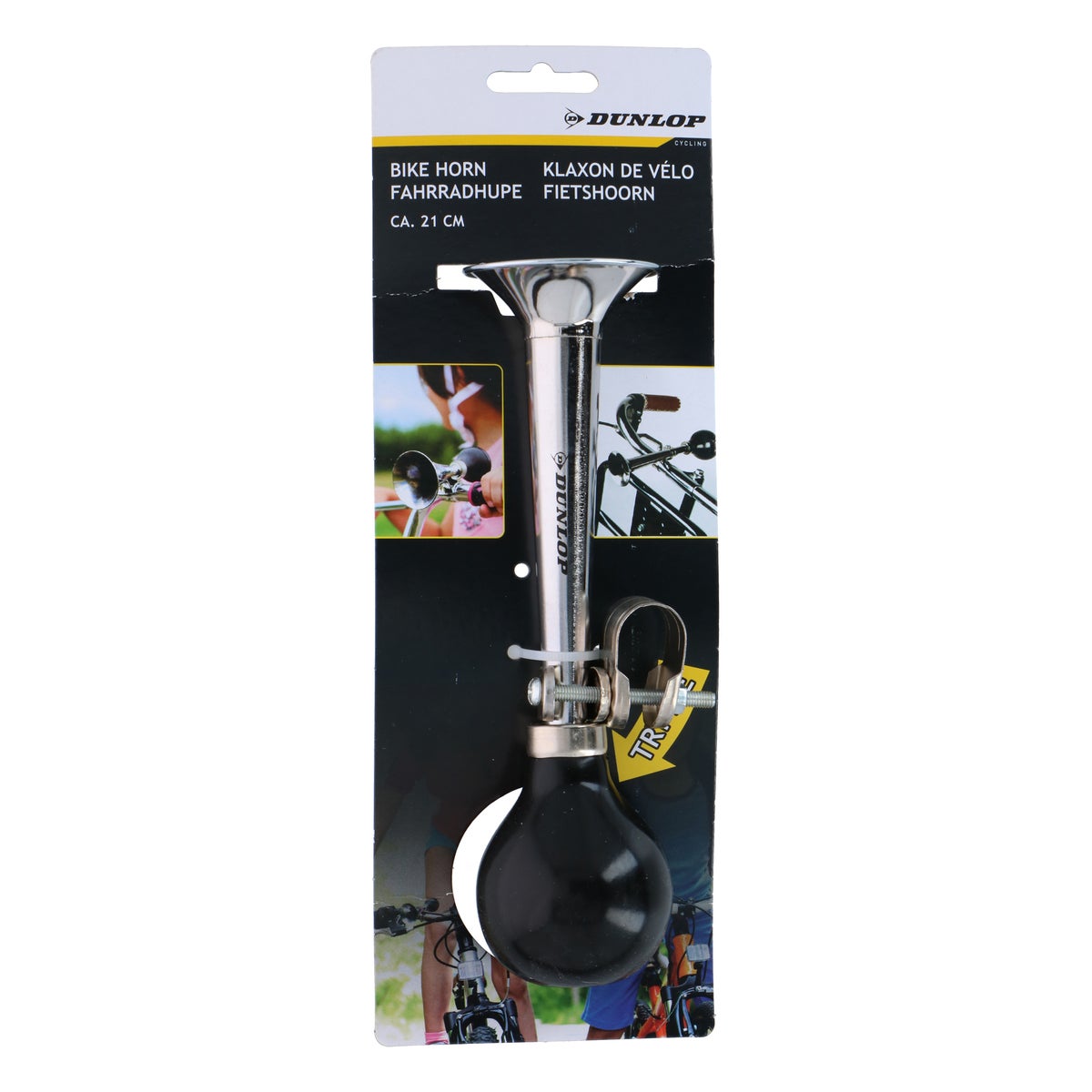 Fietshoorn 21 cm Dunlop Fietshoorn 21 cm Dunlop