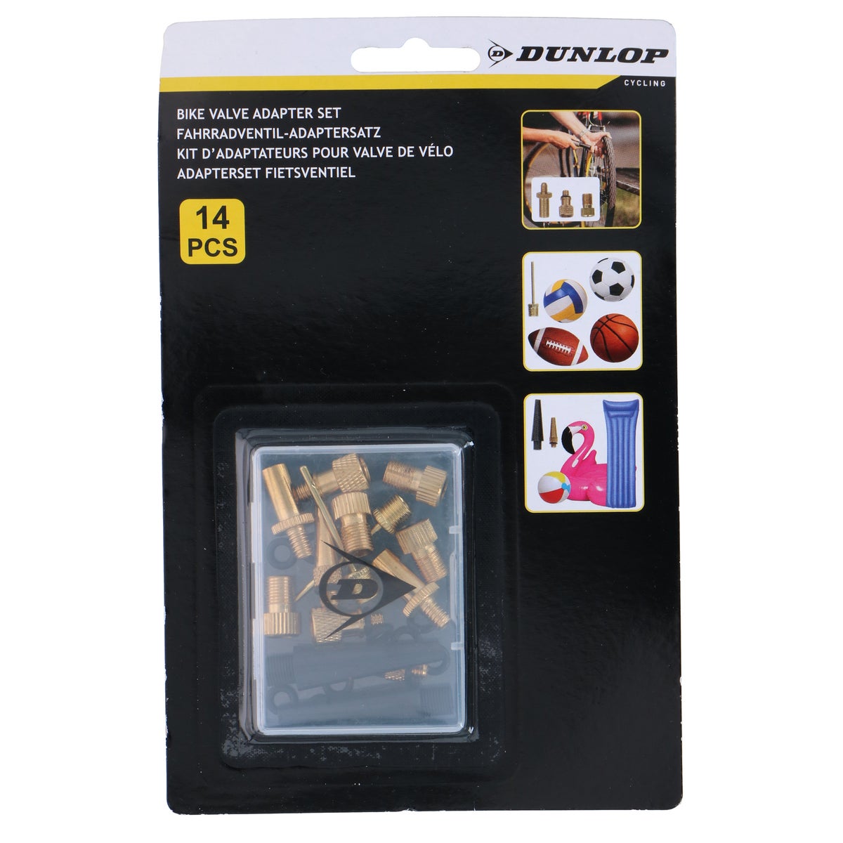 Adapter set fietsventiel 14st Adapter set fietsventiel 14st