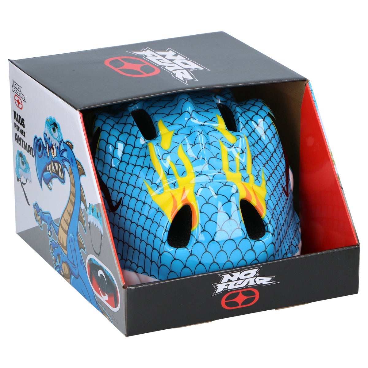 Fietshelm kind dier 3D assorti No Fear Fietshelm kind dier 3D assorti No Fear