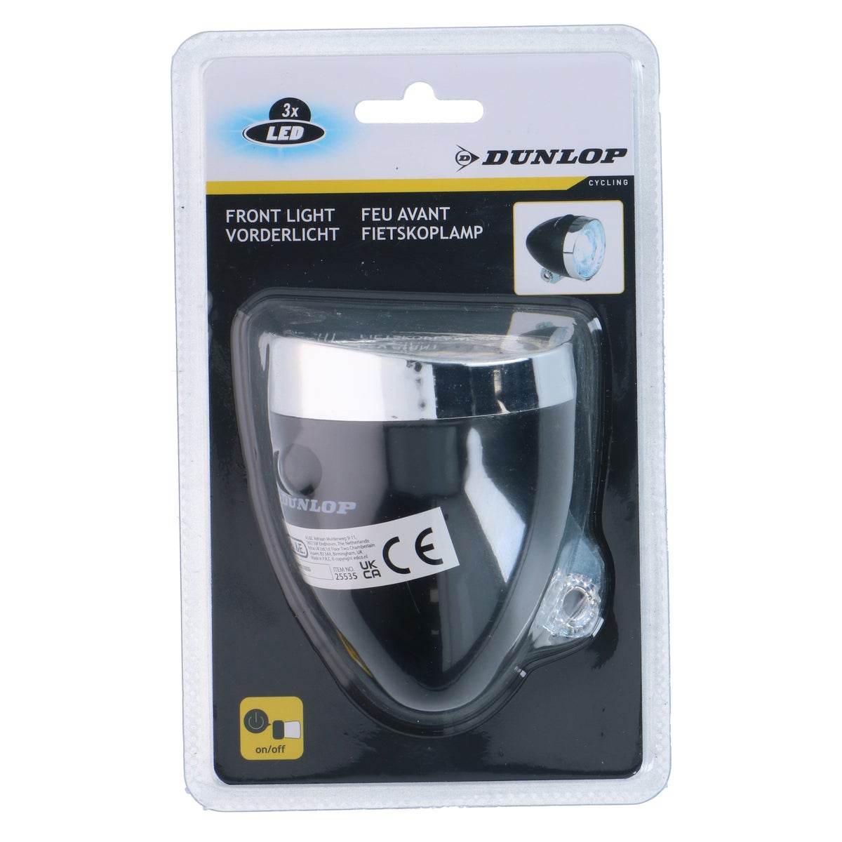 Fietslamp 3LED Dunlop Fietslamp 3LED Dunlop