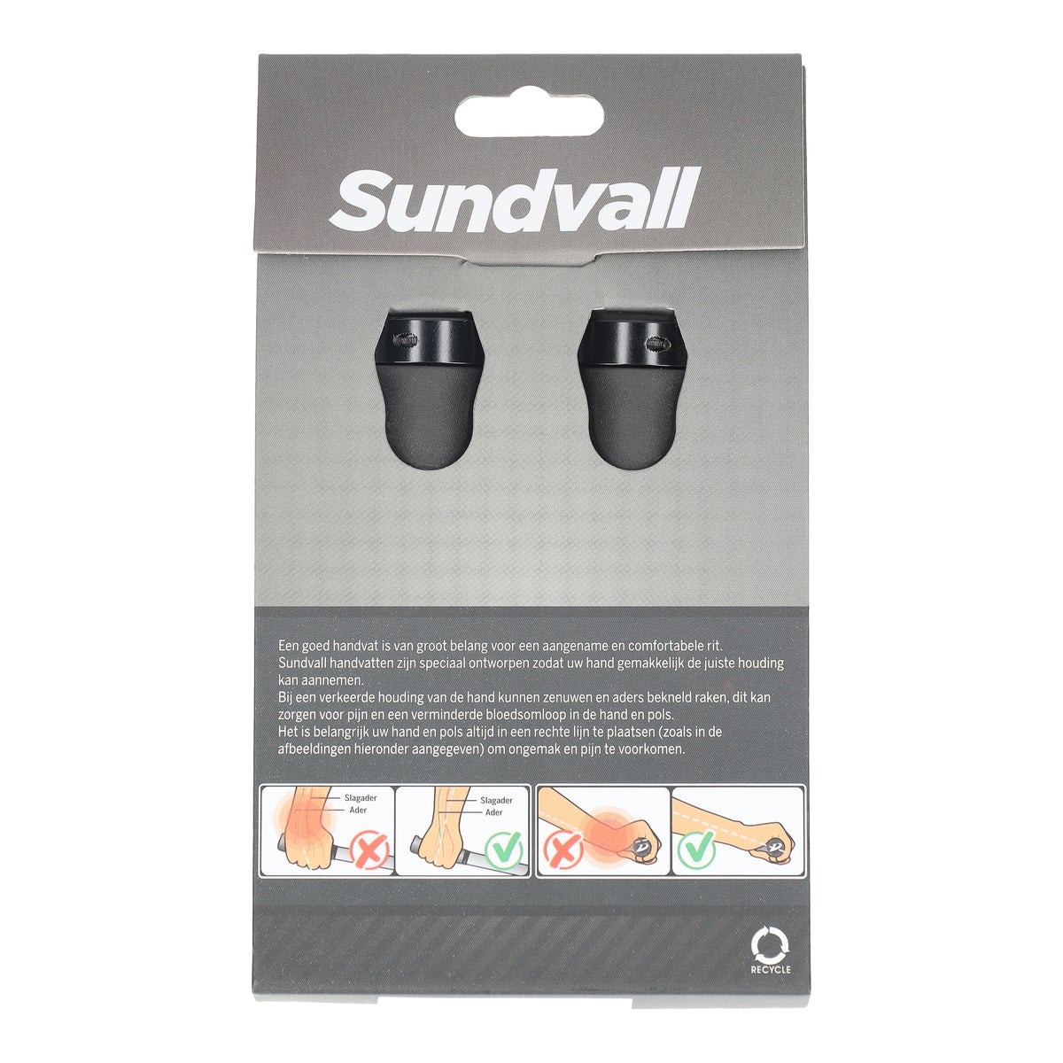 Handvat zwart extra grip Sundvall Handvat zwart extra grip Sundvall