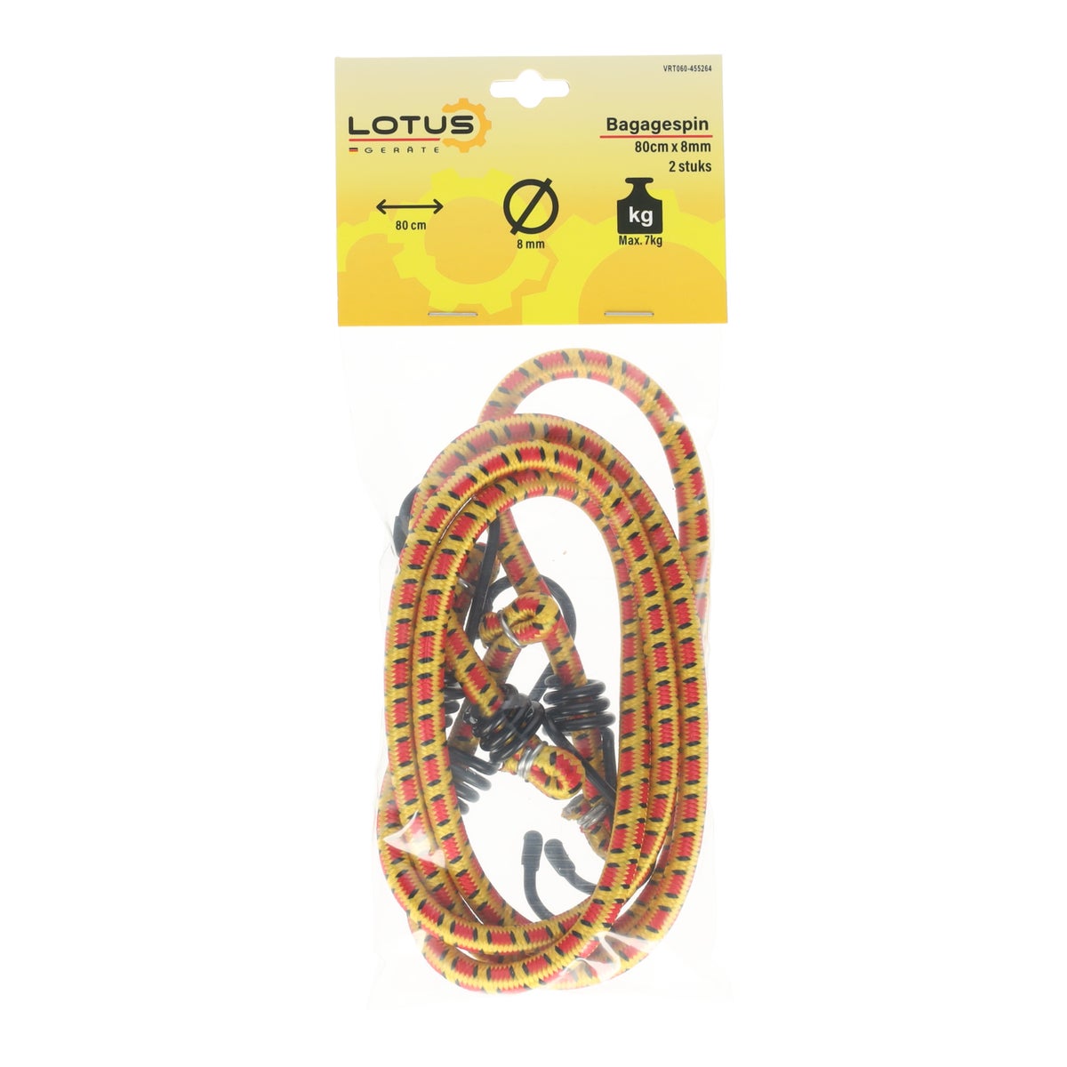 Bagagespin 8 mm 80 cm 2 stuks Lotus Bagagespin 8 mm 80 cm 2 stuks Lotus