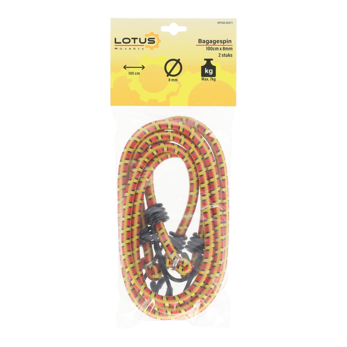 Bagagespin 8 mm 100 cm 2 stuks Lotus Bagagespin 8 mm 100 cm 2 stuks Lotus