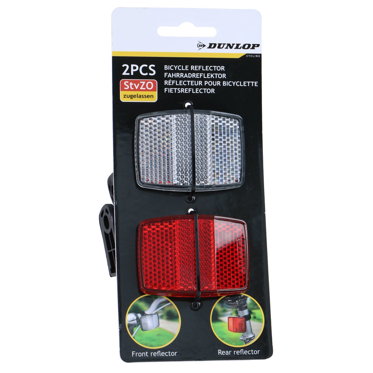 Fietsreflectorset 2 stuks Dunlop Fietsreflectorset 2 stuks Dunlop