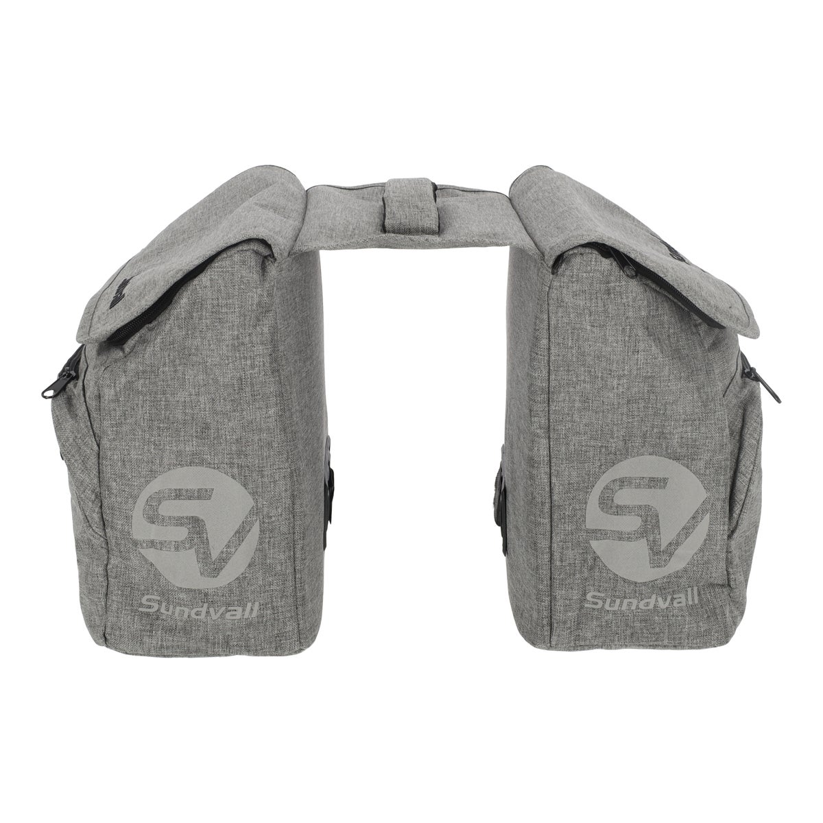 Fietstas dubbel denim grijs SV Fietstas dubbel denim grijs SV