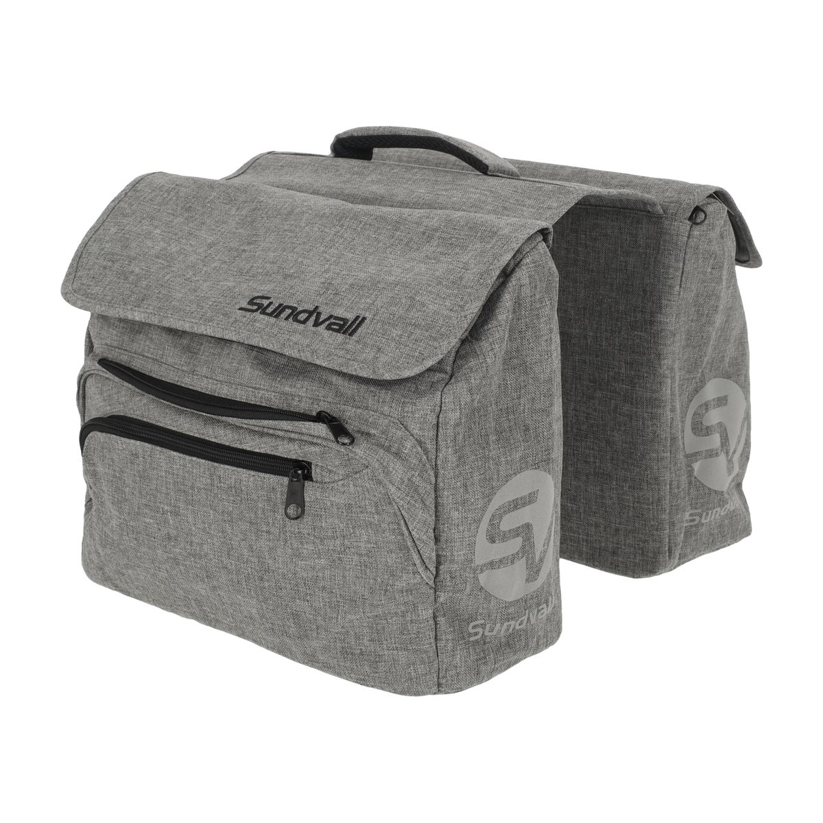 Fietstas dubbel denim grijs SV Fietstas dubbel denim grijs SV