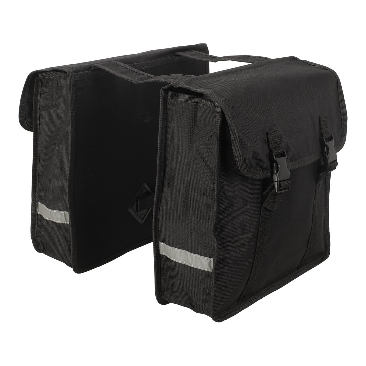 Fietstas dubbel zwart basic Fietstas dubbel zwart basic