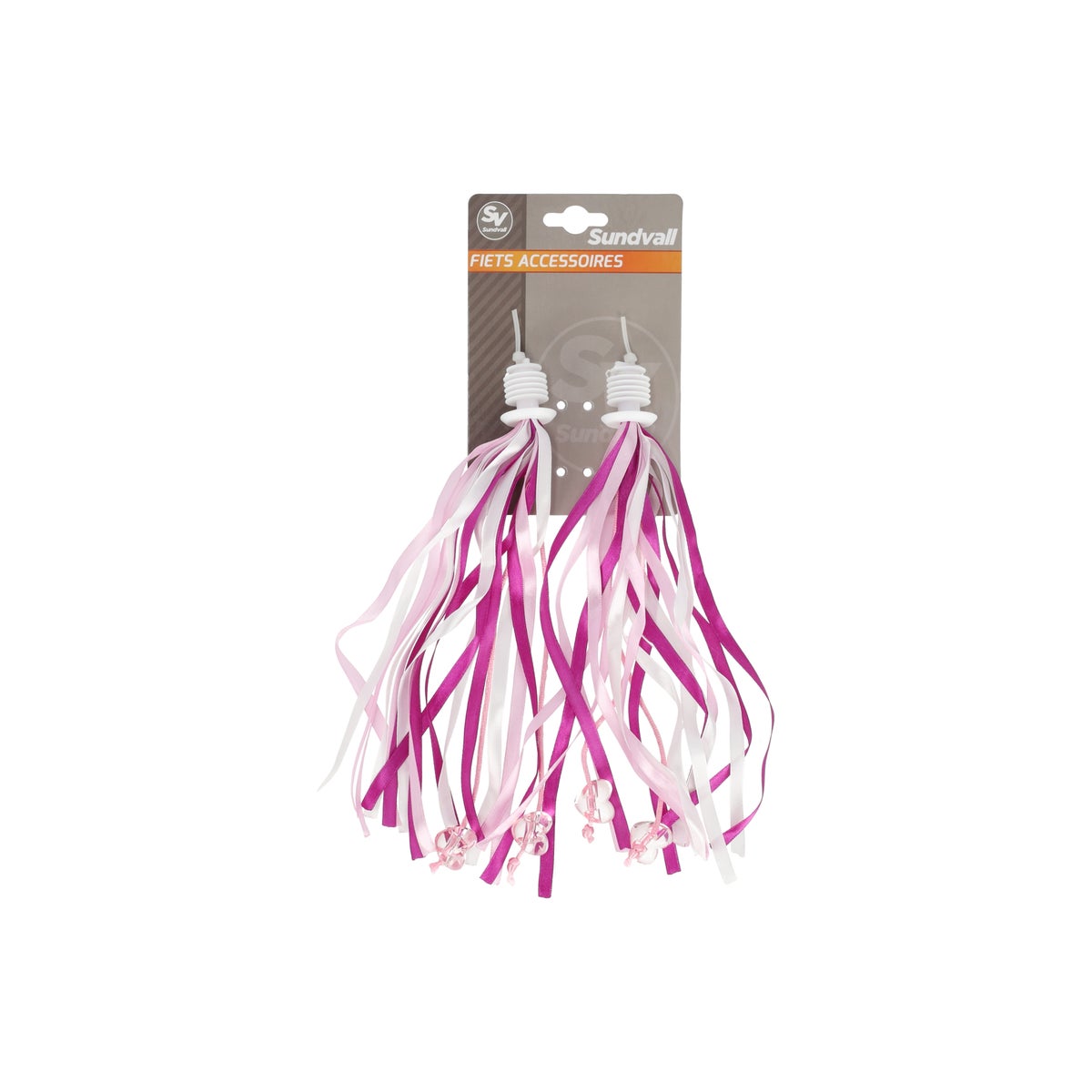 Stuurdecoratie fiets parel roze Stuurdecoratie fiets parel roze