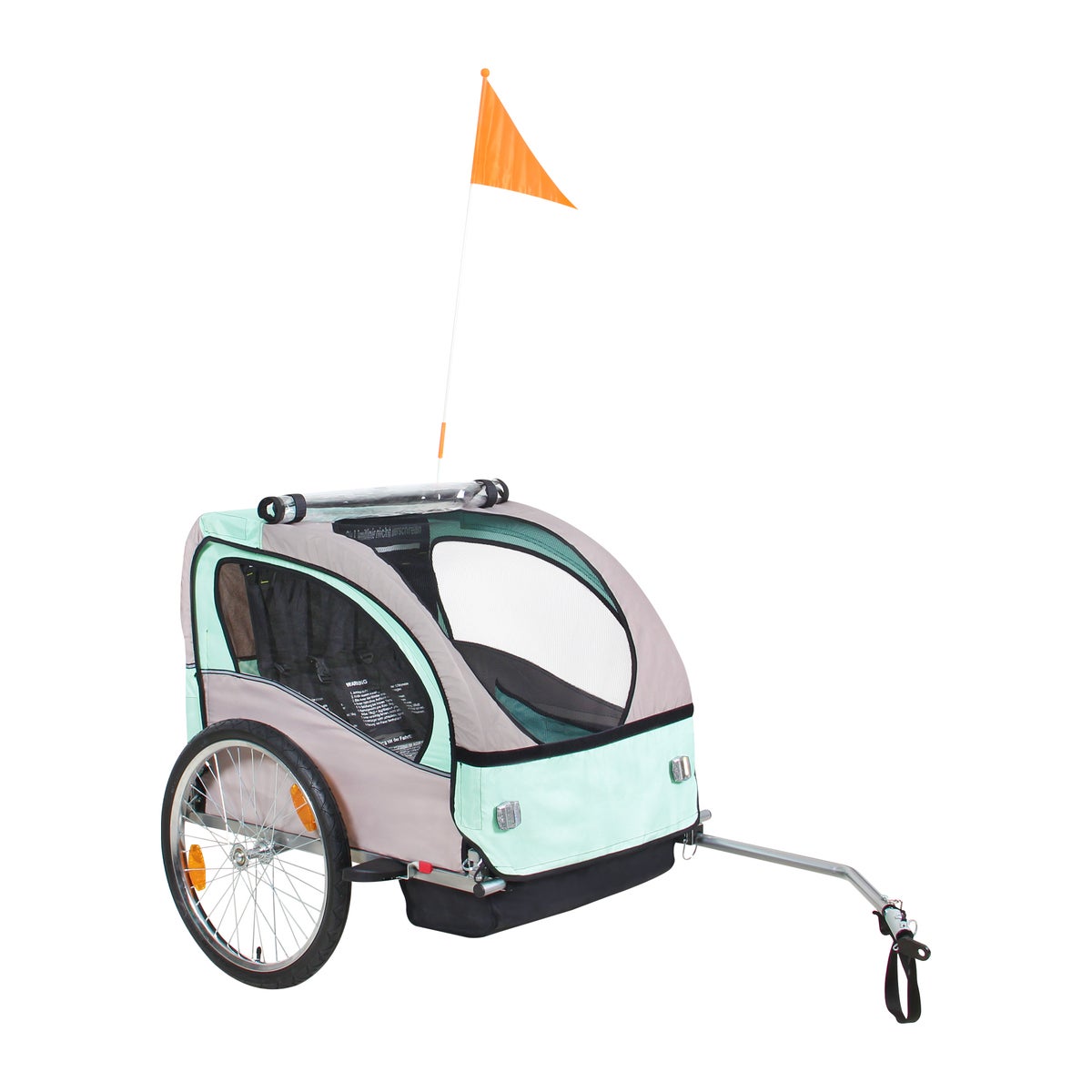 Fietskar Buggy kind taupe Fietskar Buggy kind taupe