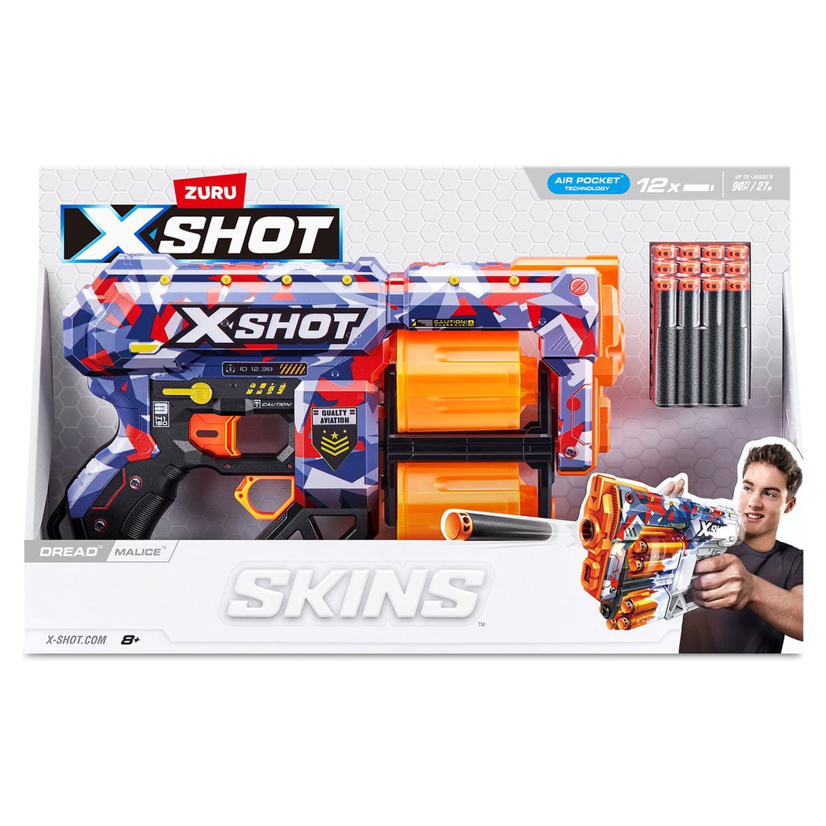 X-Shot skins dread met 12 darts X-Shot skins dread met 12 darts