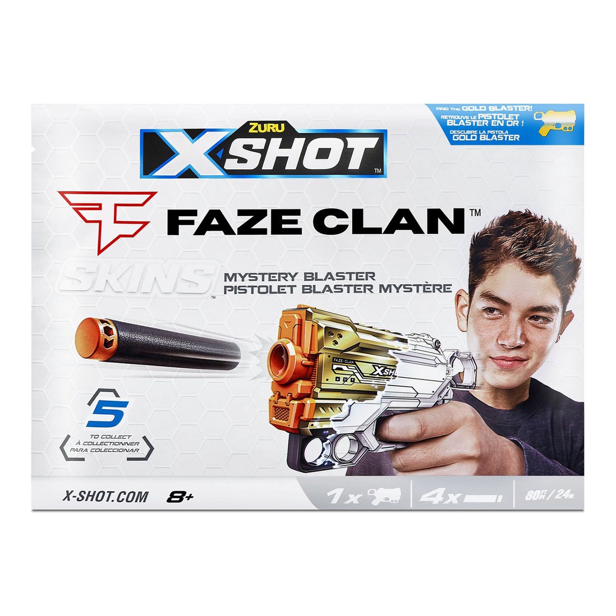 X-Shot skins menace blind serie 1 inclusief 4 darts X-Shot skins menace blind serie 1 inclusief 4 darts