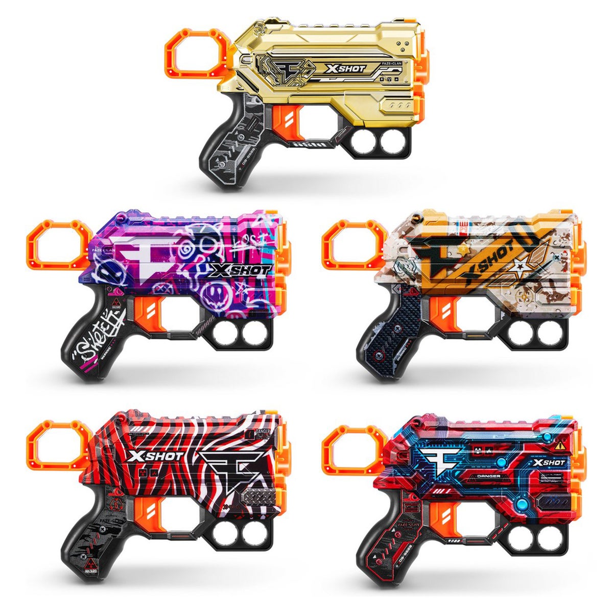 X-Shot skins menace blind serie 1 inclusief 4 darts X-Shot skins menace blind serie 1 inclusief 4 darts