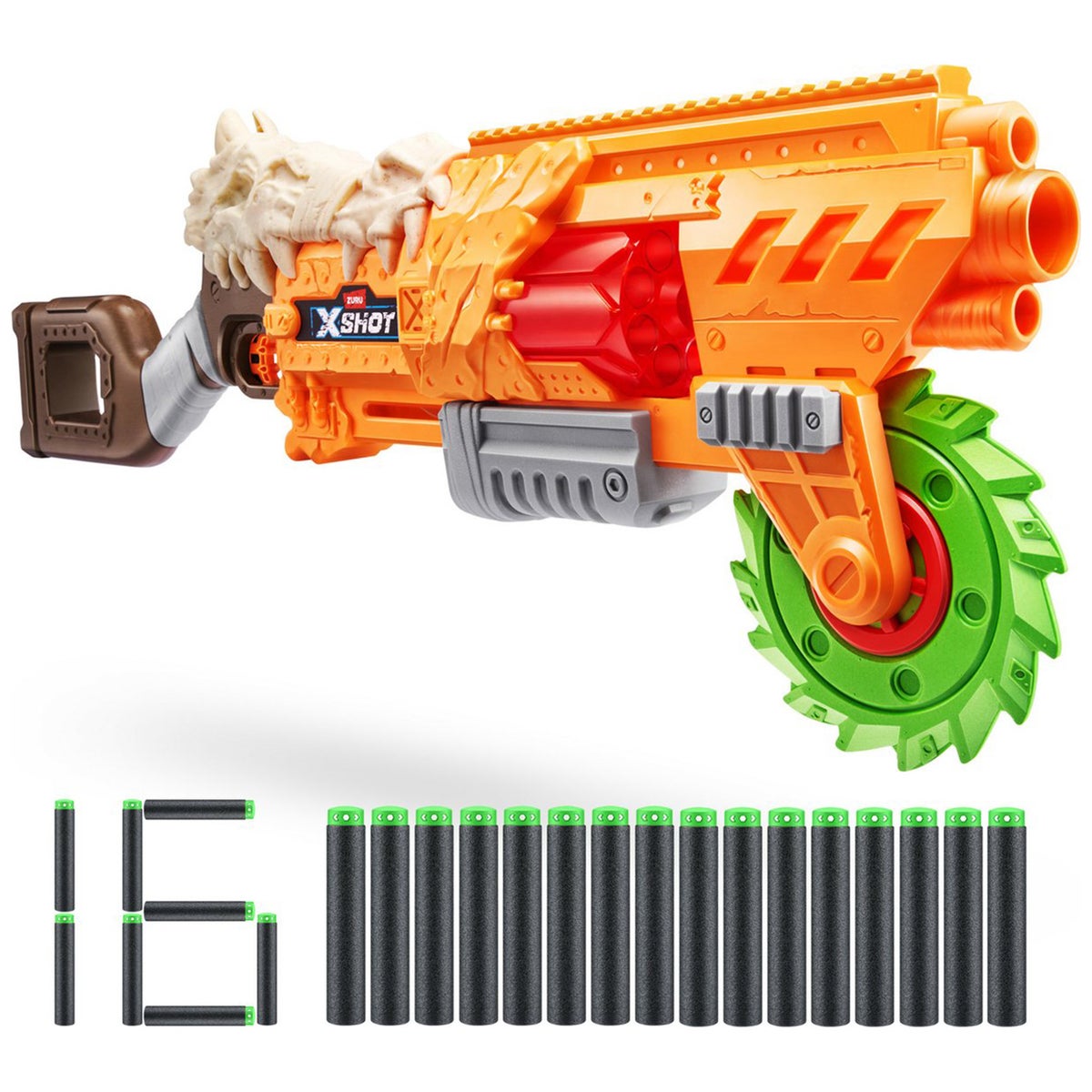 X-shot insanity horrorfire doomsday met 16 darts X-shot insanity horrorfire doomsday met 16 darts