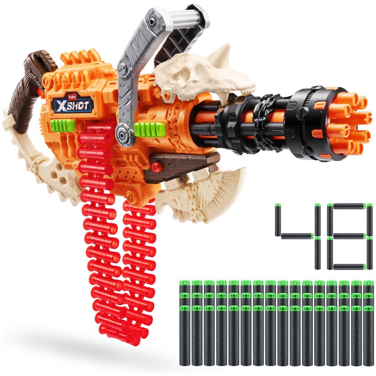 X-shot horrorfire dreadhammer met 48darts X-shot horrorfire dreadhammer met 48darts