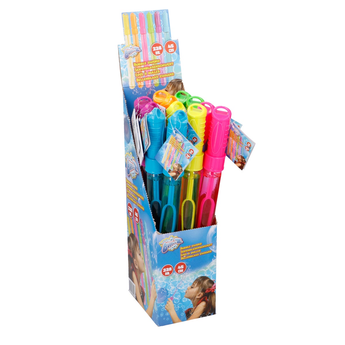 Bellenblaas zwaard 238ml assorti Bubblez Bellenblaas zwaard 238ml assorti Bubblez