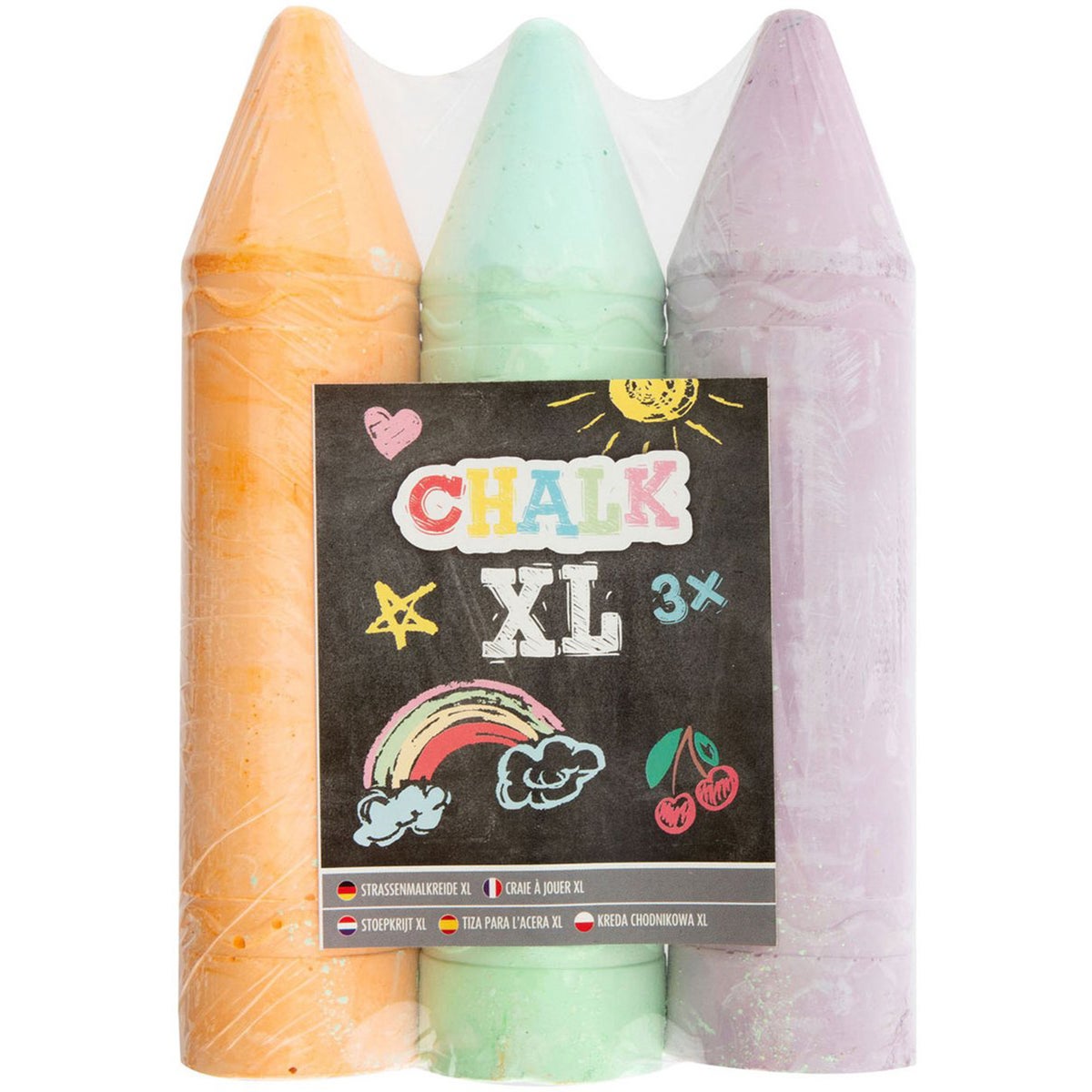 Stoepkrijt XL 3 stuks Stoepkrijt XL 3 stuks