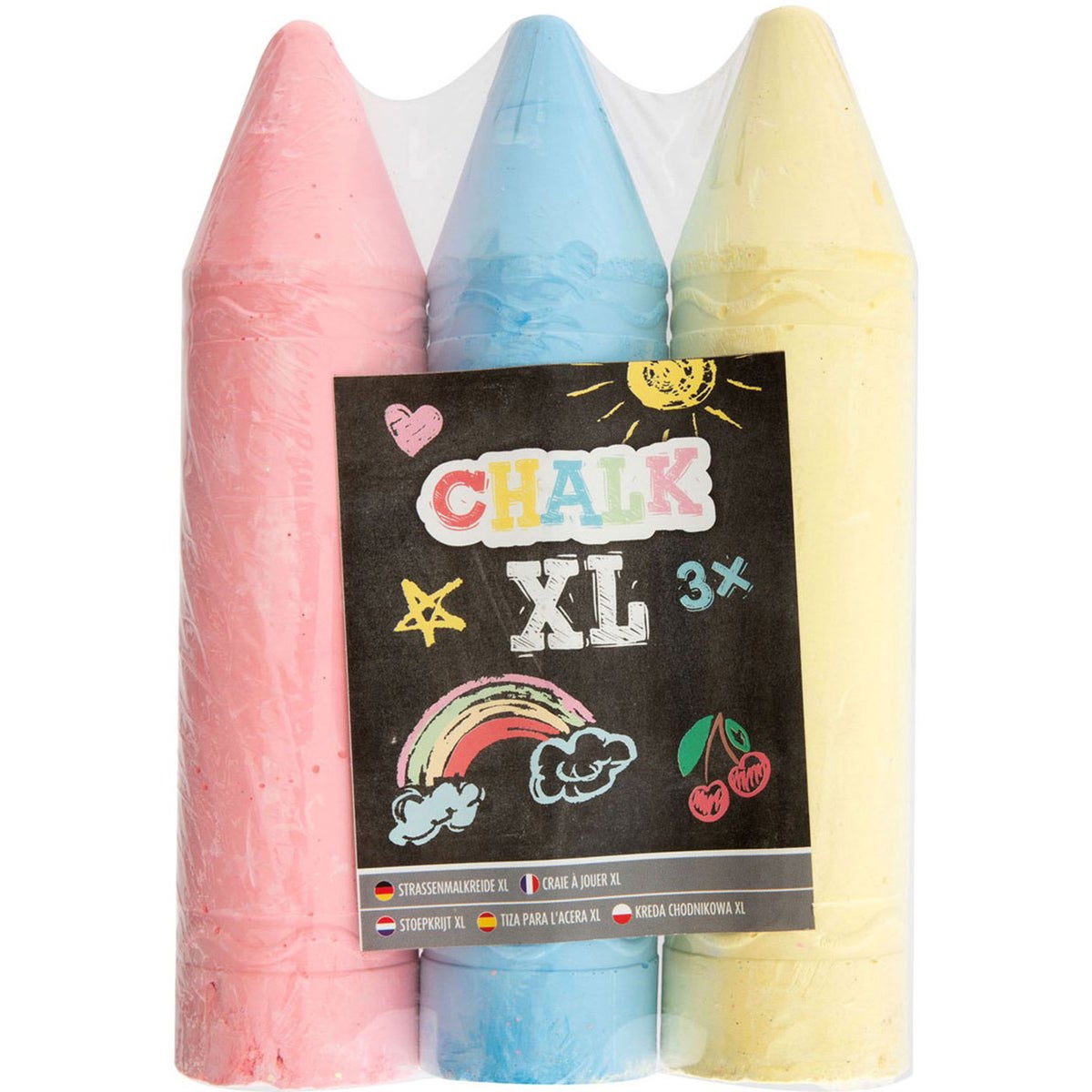 Stoepkrijt XL 3 stuks Stoepkrijt XL 3 stuks