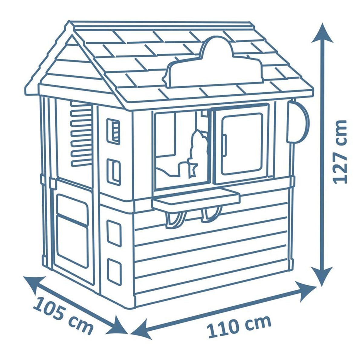 Speelhuis Sweet Corner Smoby Speelhuis Sweet Corner Smoby