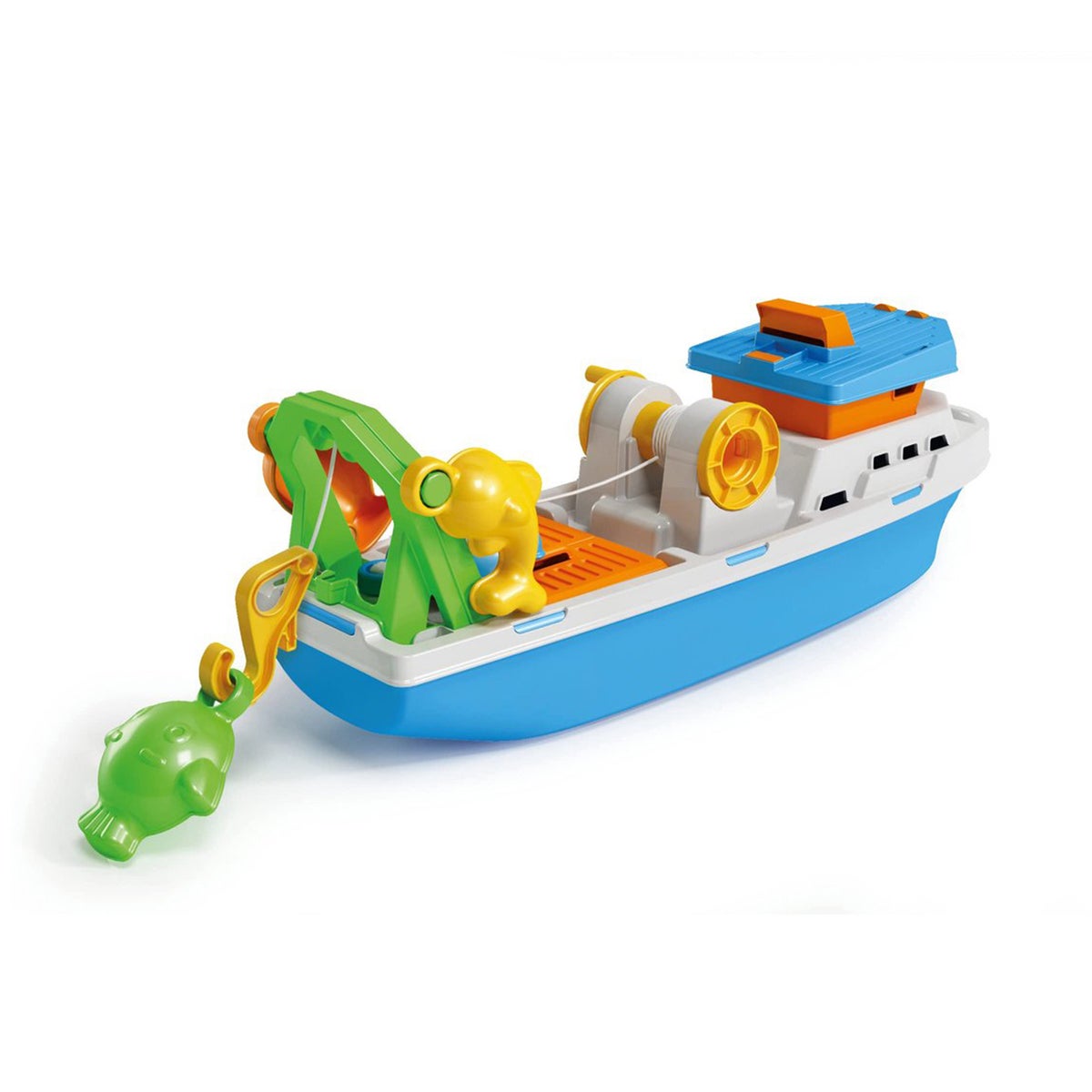 Vissersboot met vissen 40 cm Vissersboot met vissen 40 cm