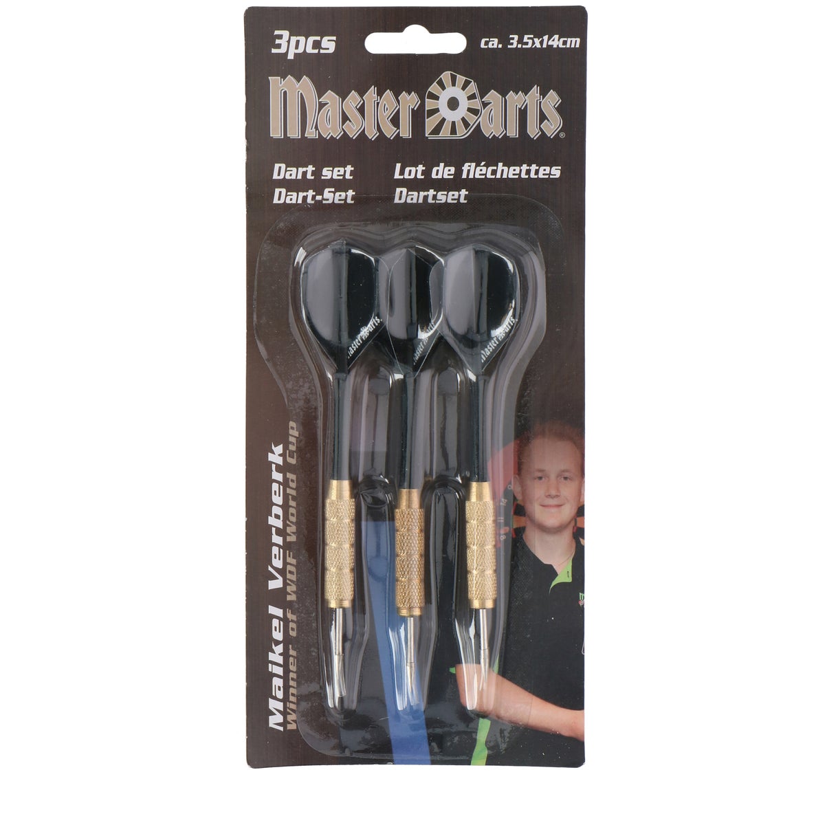 Dartset 3 stuks 14 cm Masterdarts Dartset 3 stuks 14 cm Masterdarts