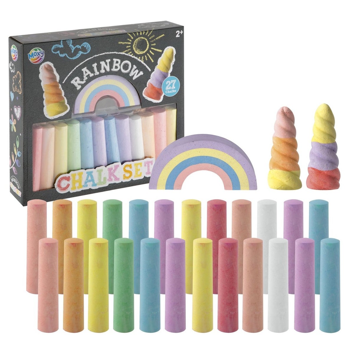 Rainbow krijt 27st. Rainbow krijt 27st.