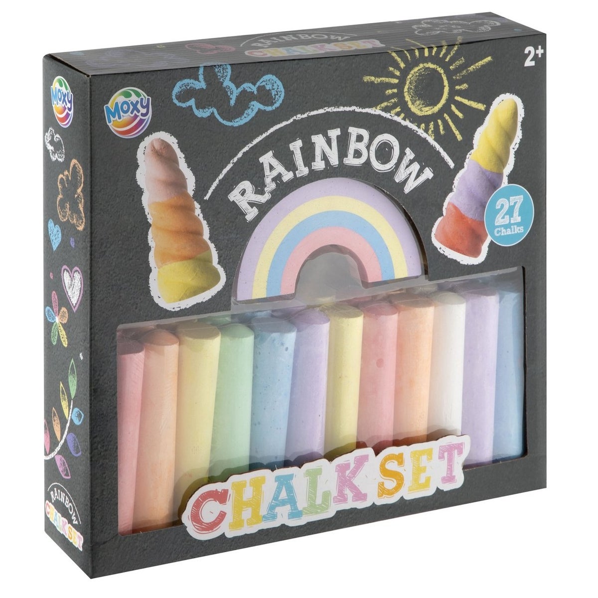 Rainbow krijt 27st. Rainbow krijt 27st.