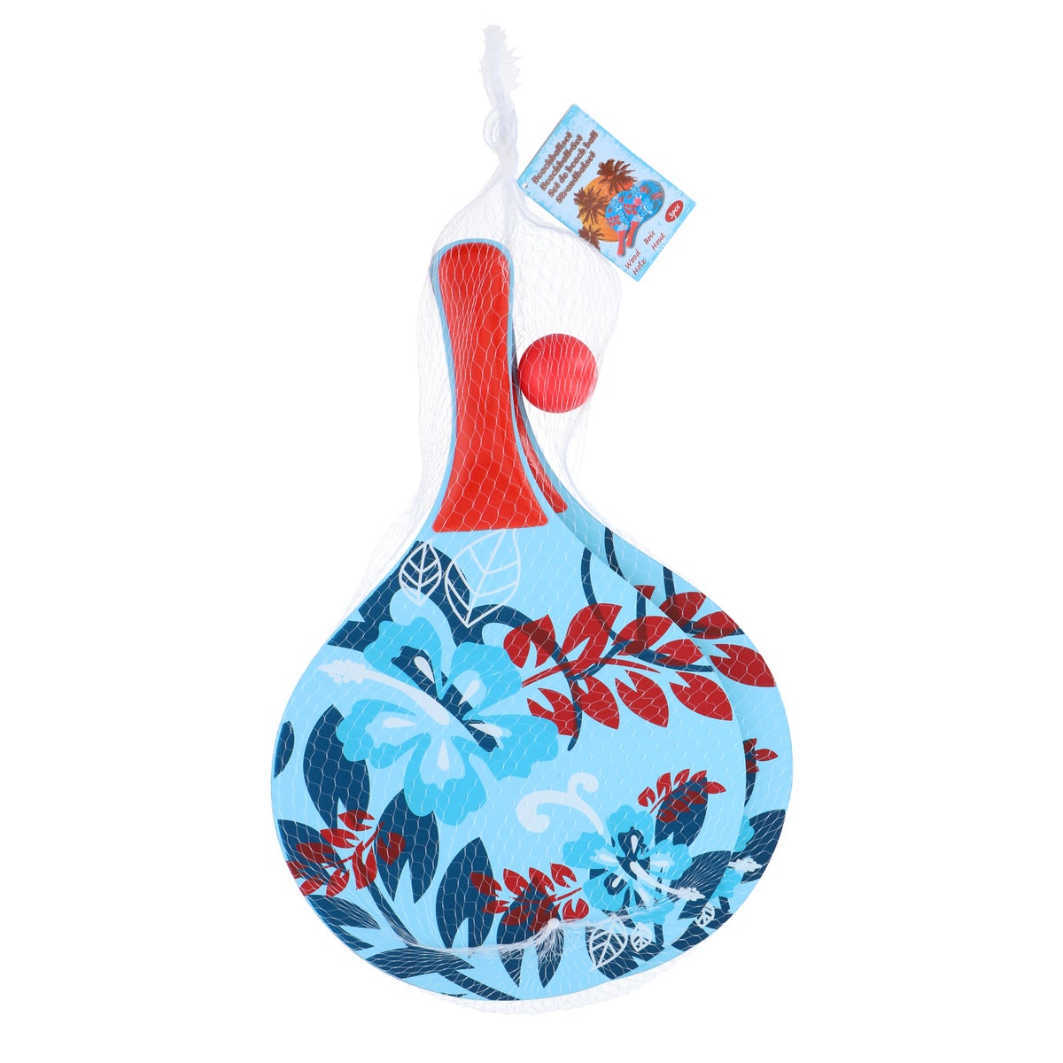 Beachball set hout 3-delig assorti Beachball set hout 3-delig assorti