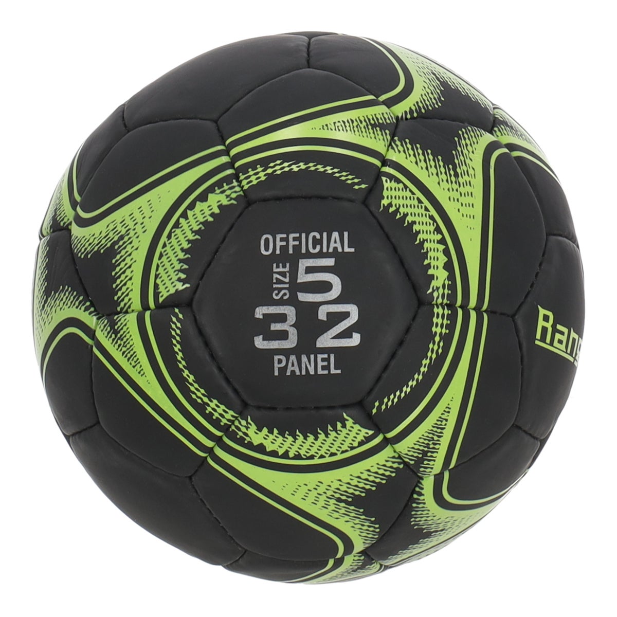Voetbal 5 zwart leatherlook Voetbal 5 zwart leatherlook