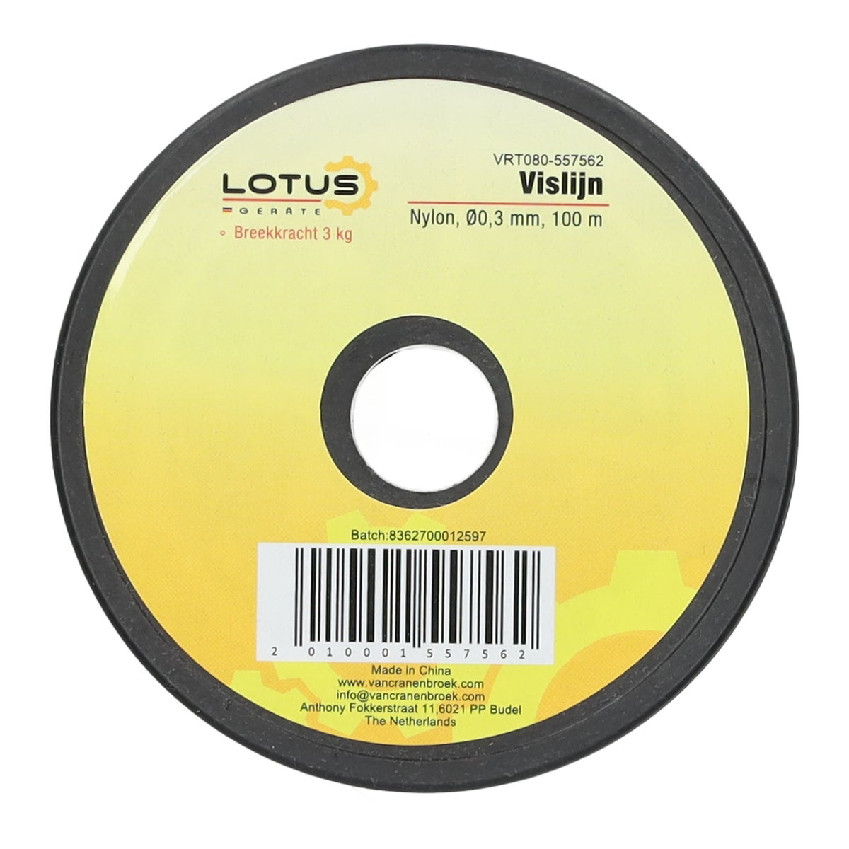 Vislijn nylon 0,3 mm rol 100 m Lotus Vislijn nylon 0,3 mm rol 100 m Lotus