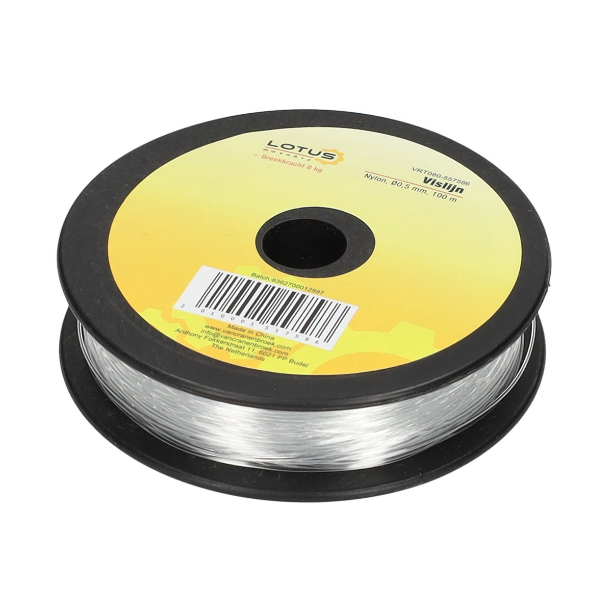 Vislijn nylon 0,5 mm rol 100 m Lotus Vislijn nylon 0,5 mm rol 100 m Lotus