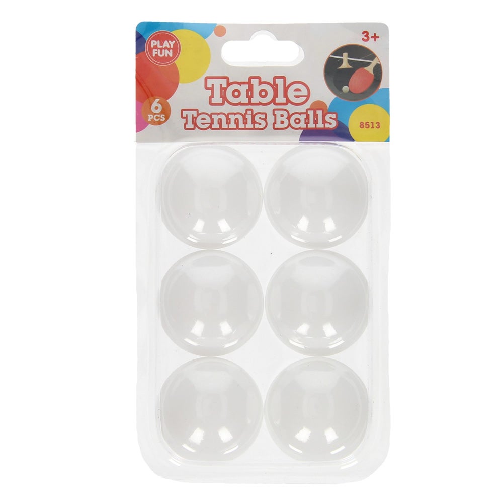 Tafeltennis bal 6 stuks Tafeltennis bal 6 stuks