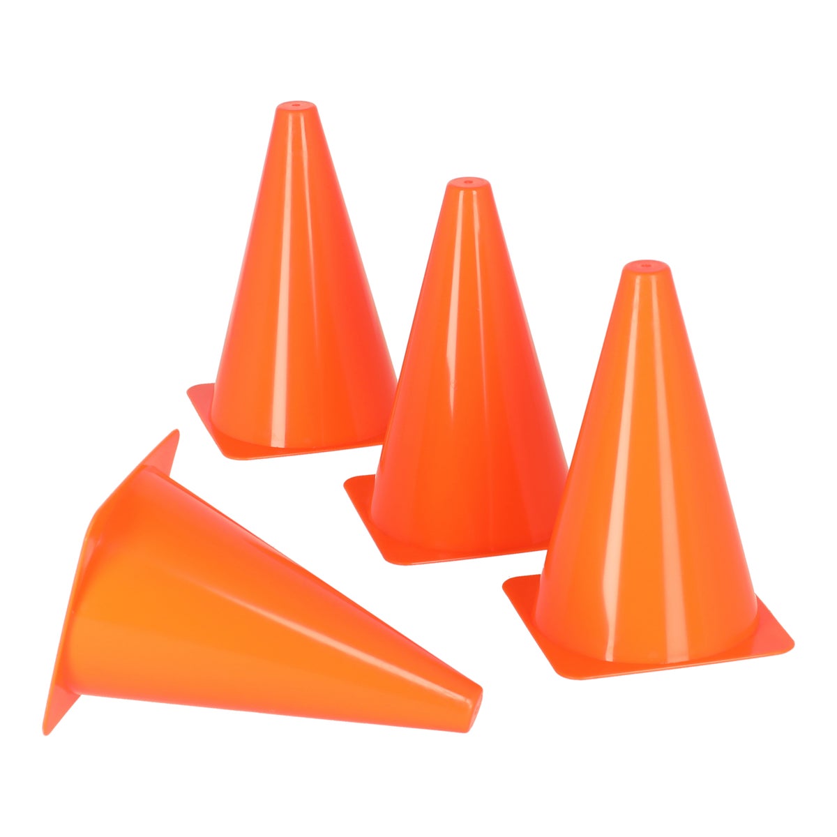 Pylon oranje 4 stuks Pylon oranje 4 stuks