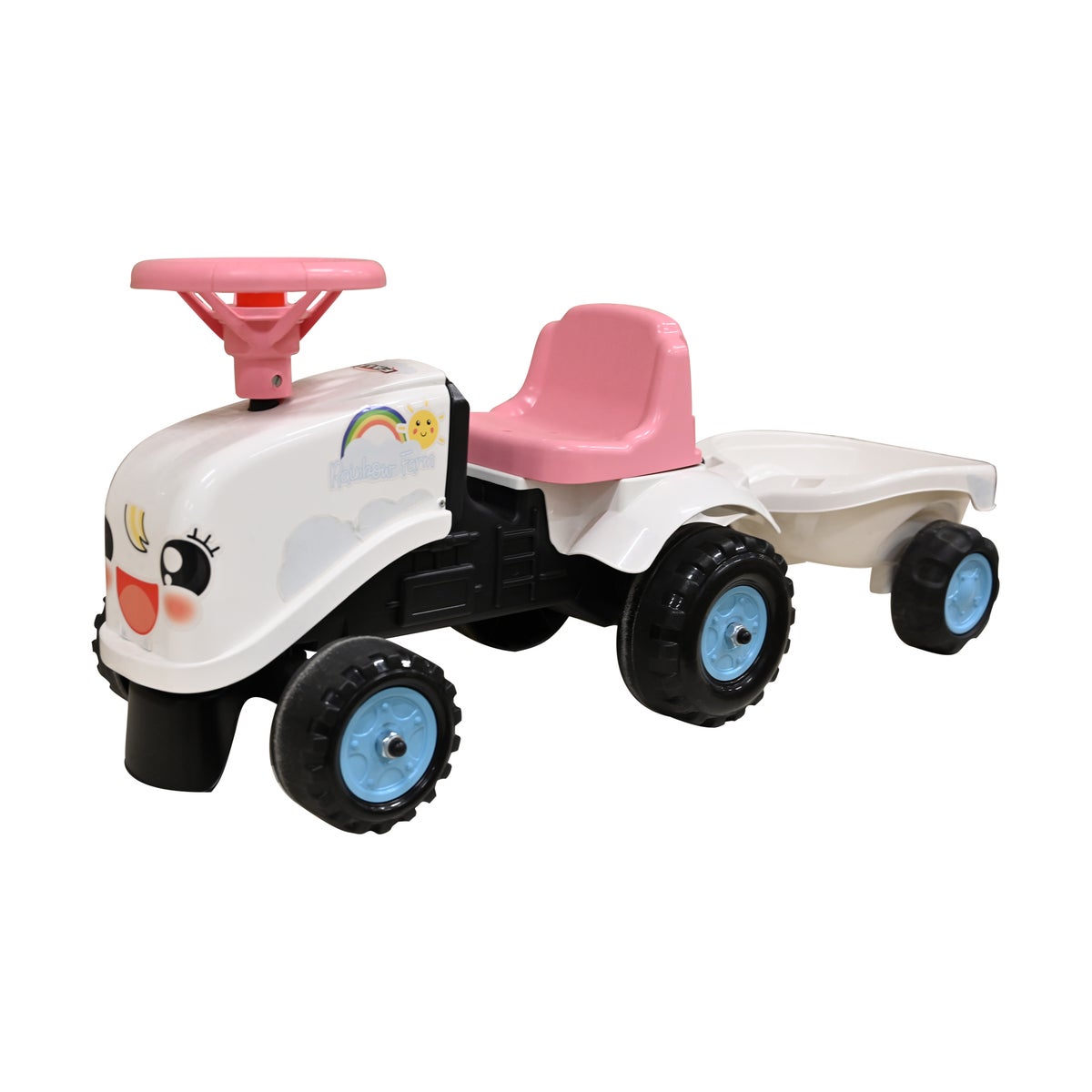 Tractor met aanhanger Rainbow Tractor met aanhanger Rainbow