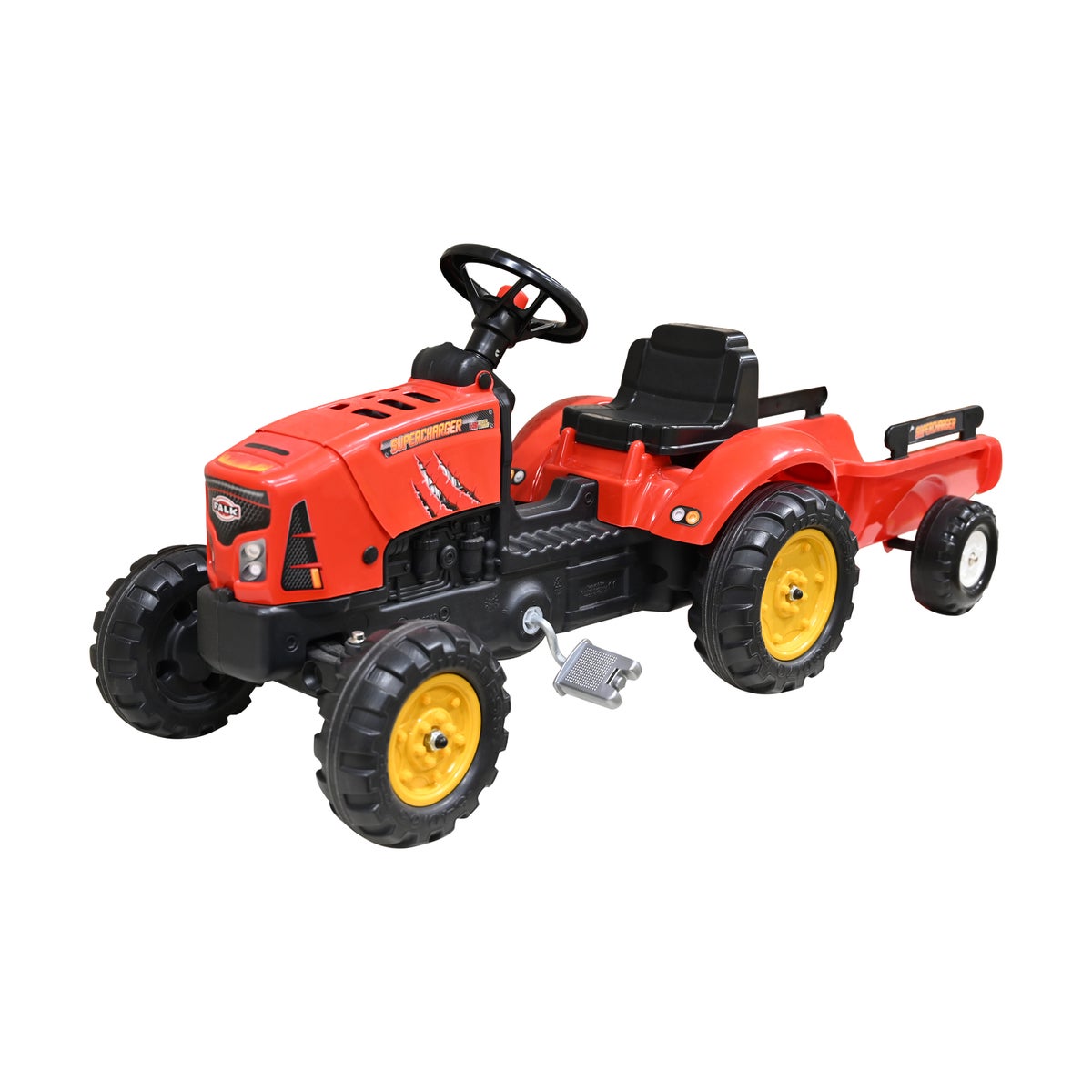 Tractor met aanhanger Supercharger Tractor met aanhanger Supercharger