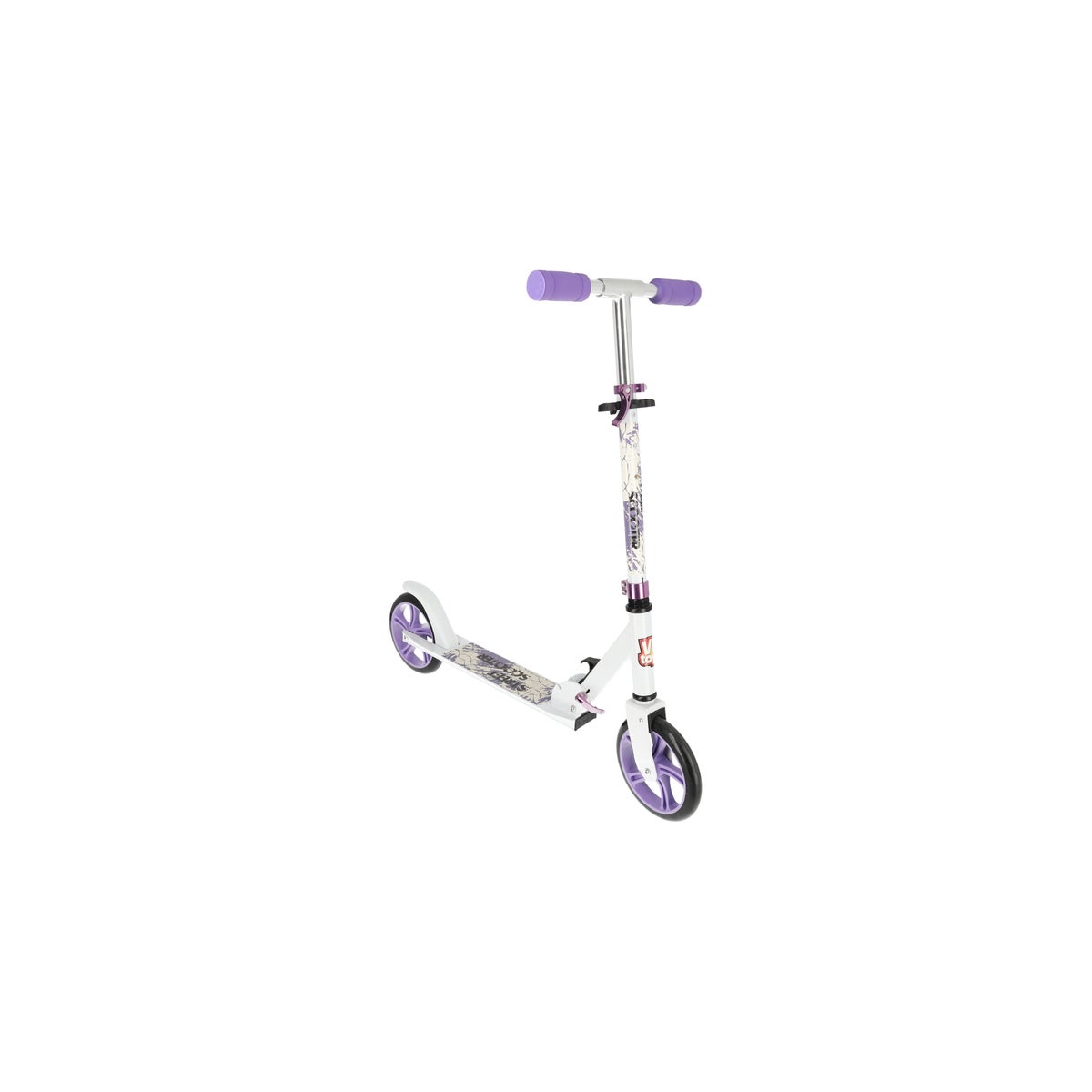 Step aluminium 200 mm wit/paars Step aluminium 200 mm wit/paars