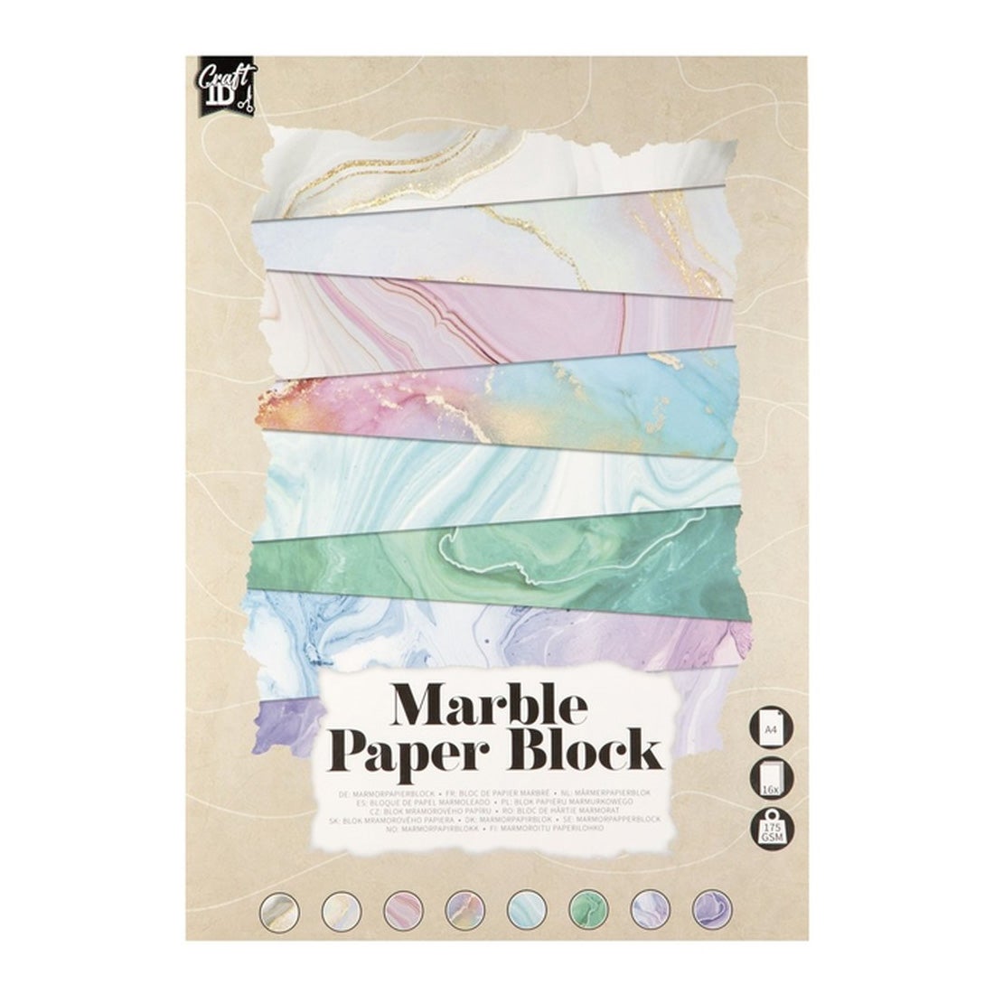 Papier marmer A4 Papier marmer A4