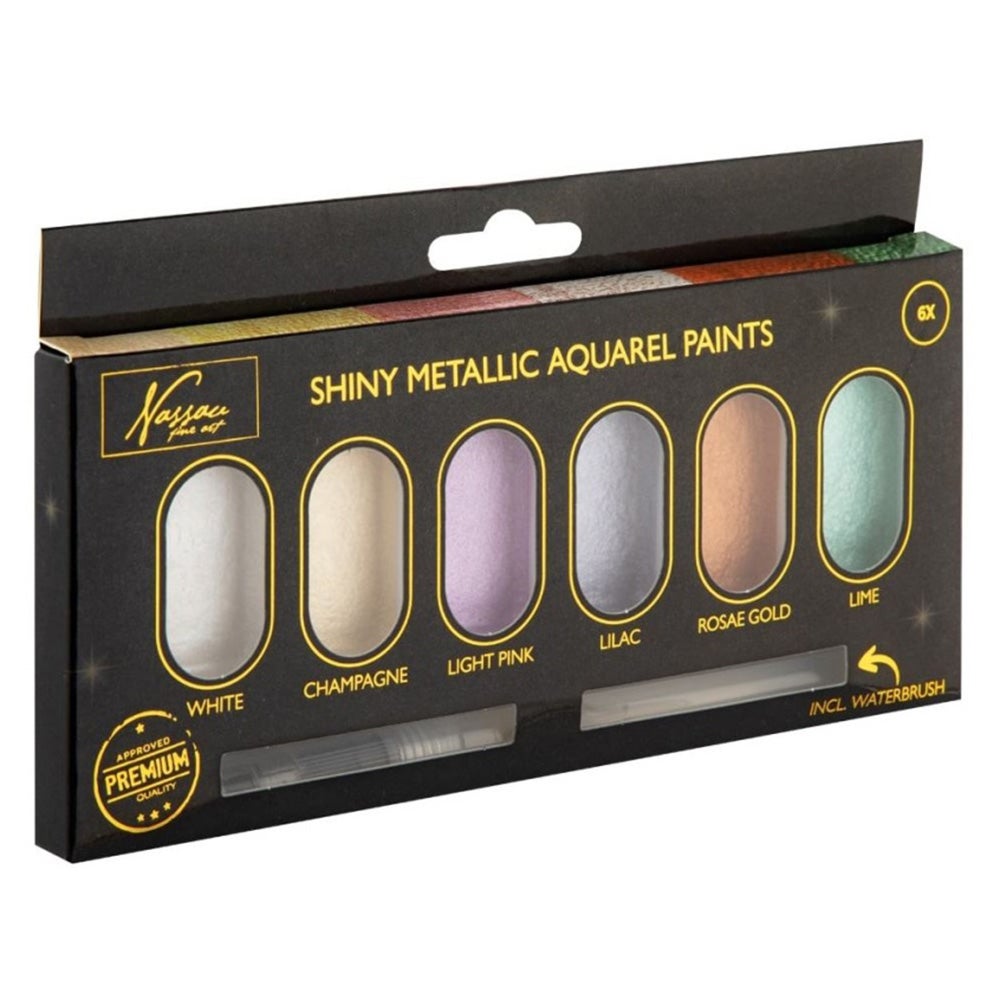 Verfset metallic 6st Verfset metallic 6st
