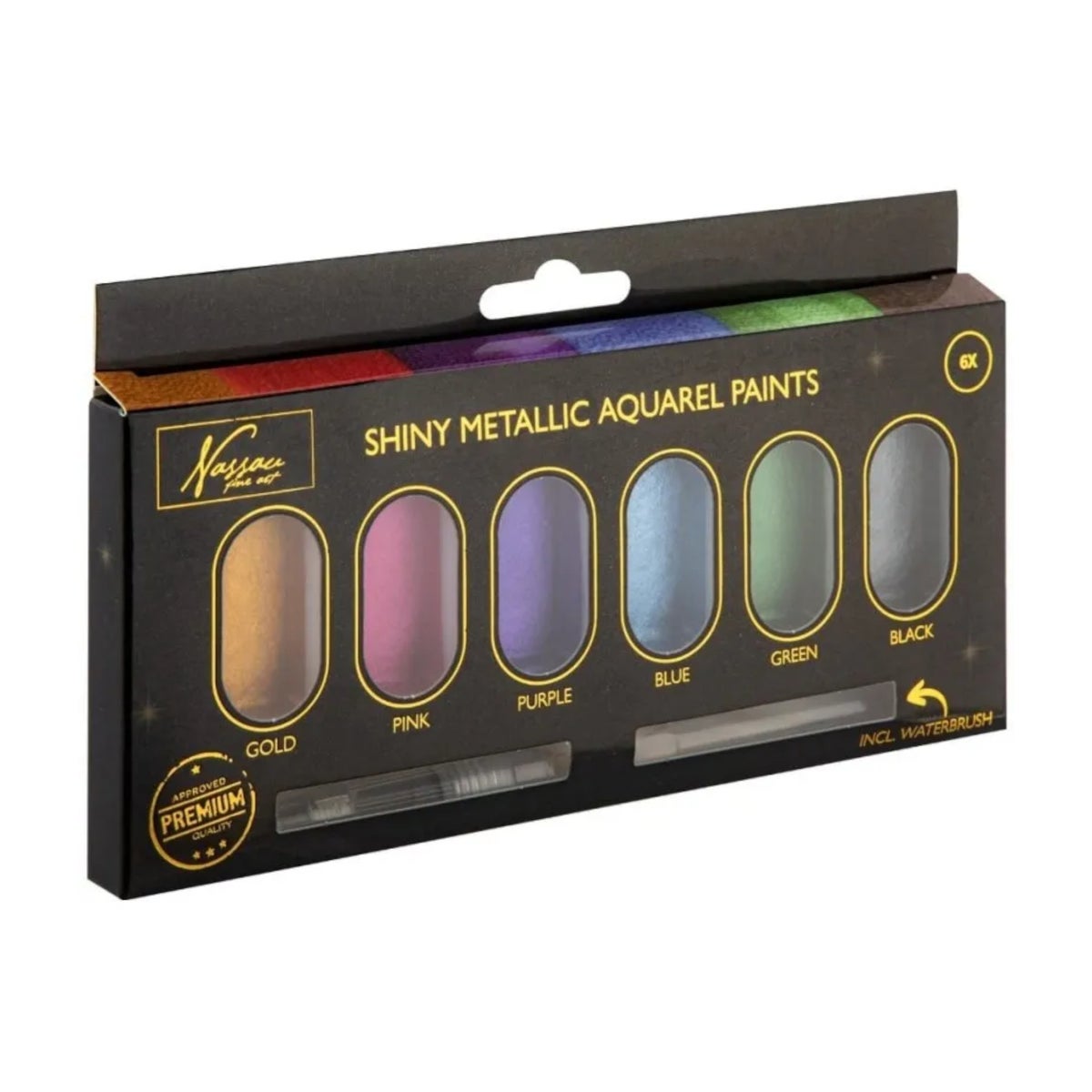 Verfset metallic 6st Verfset metallic 6st