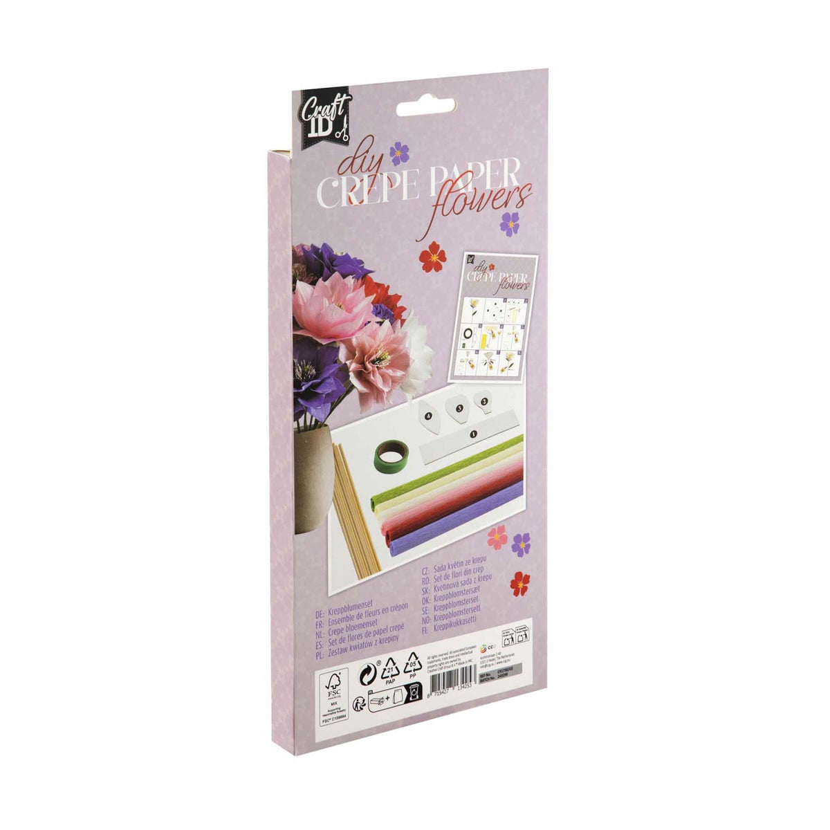 Crepe bloemen diy Crepe bloemen diy