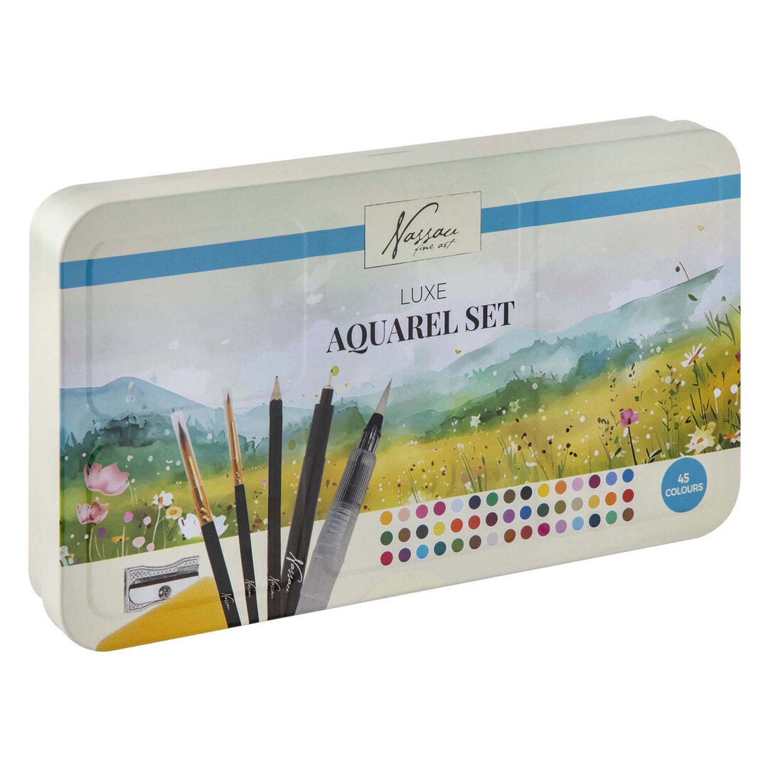 Aquarelset luxe 45st. Aquarelset luxe 45st.