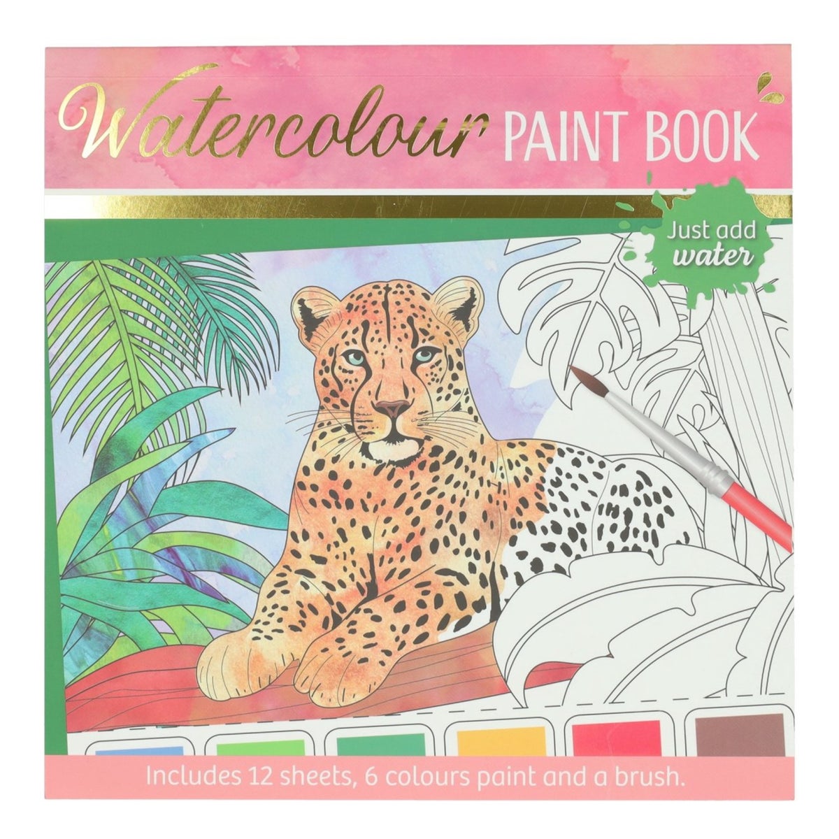 Waterverf kleurblok 12 blz. Waterverf kleurblok 12 blz.