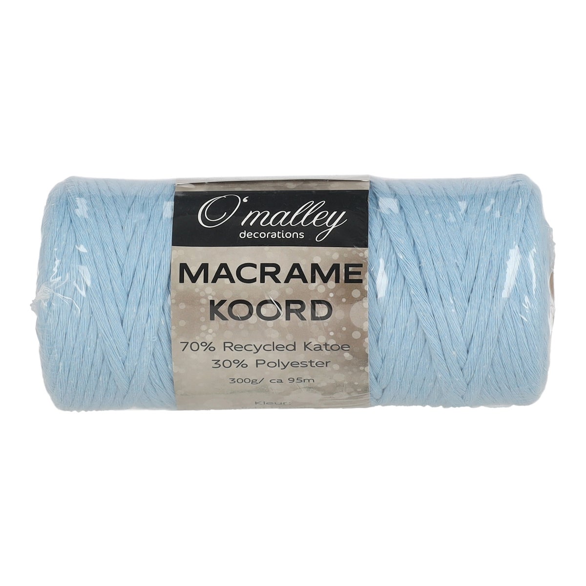 Macrame 3 mm x 95 m licht blauw Macrame 3 mm x 95 m licht blauw