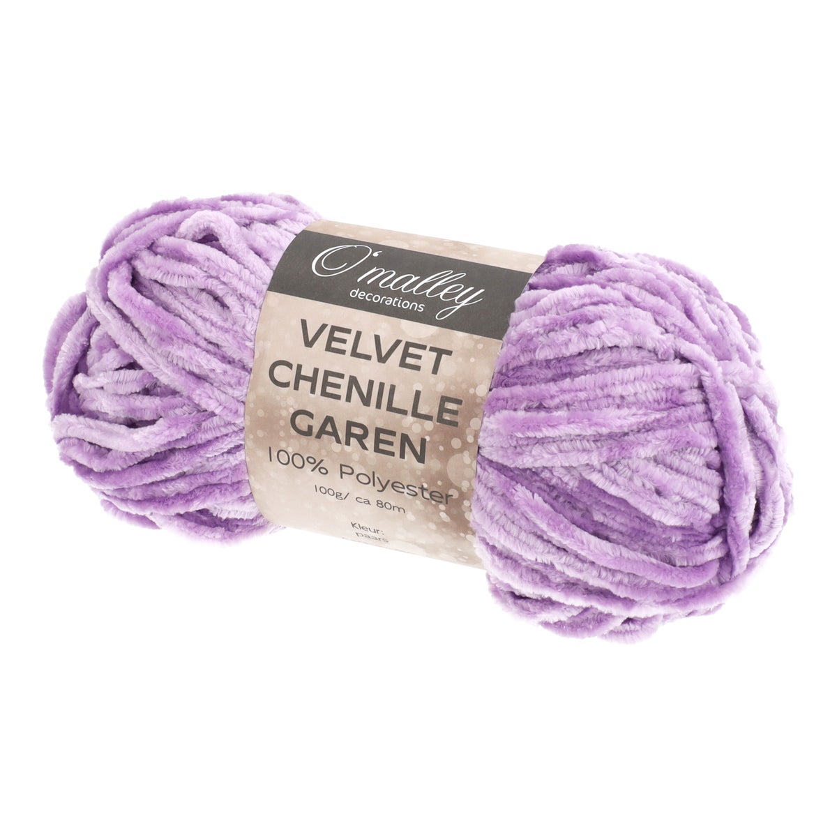 Garen chenille 100 g paars Garen chenille 100 g paars