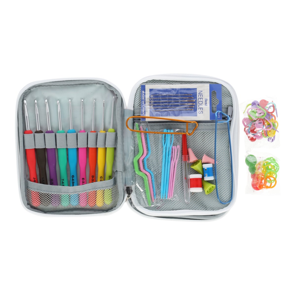 Etui mit Häkelzubehör 85-teilig Etui mit Häkelzubehör 85-teilig
