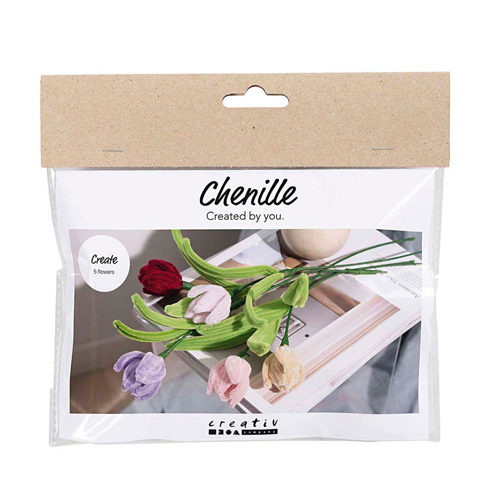 Mini Hobbyset Chenillebloemen tulp Creativ Mini Hobbyset Chenillebloemen tulp Creativ