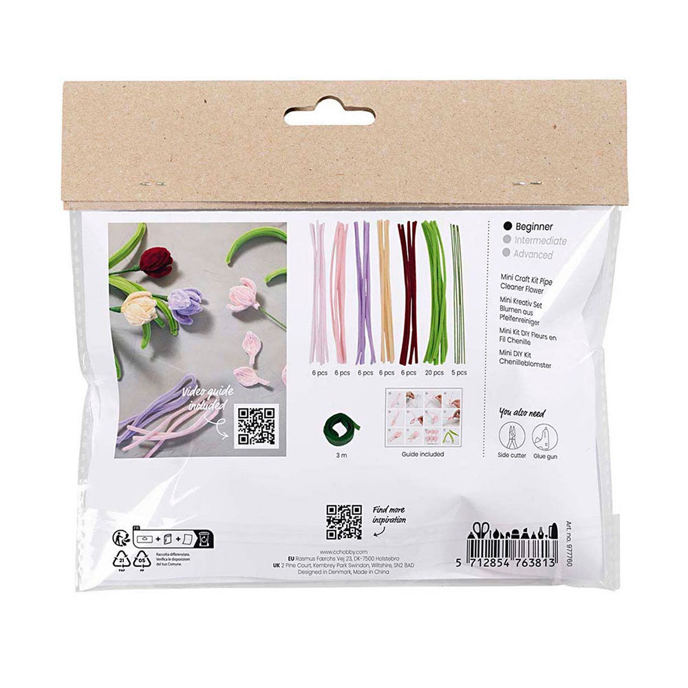 Mini Hobbyset Chenillebloemen tulp Creativ Mini Hobbyset Chenillebloemen tulp Creativ