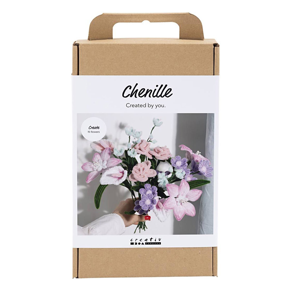 Chenille bloemen 15st. Creativ Chenille bloemen 15st. Creativ