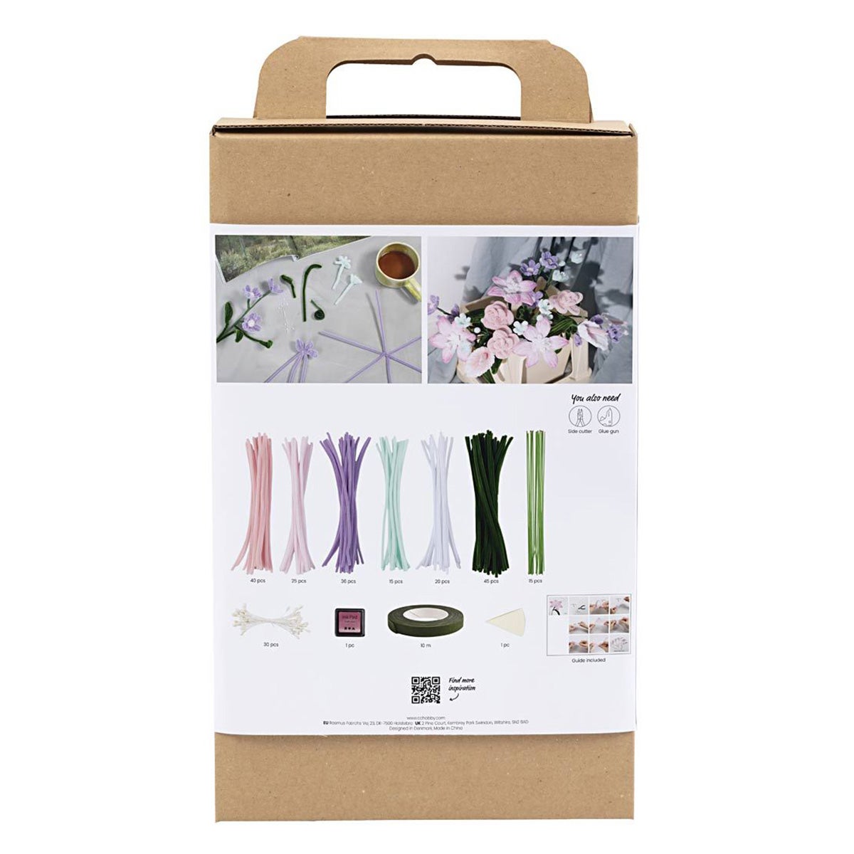 Chenille bloemen 15st. Creativ Chenille bloemen 15st. Creativ