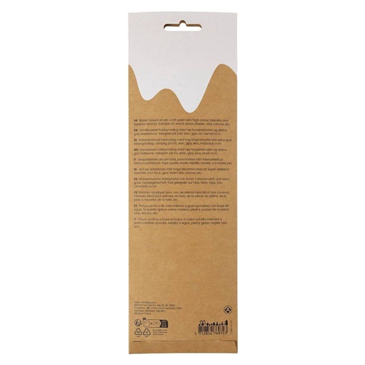 Acrylverf plus sterke kleuren 6 x 5 ml Creativ Acrylverf plus sterke kleuren 6 x 5 ml Creativ